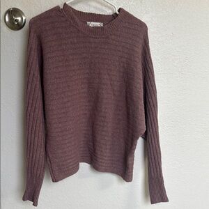 Pink Rose Mauve Knit Sweater